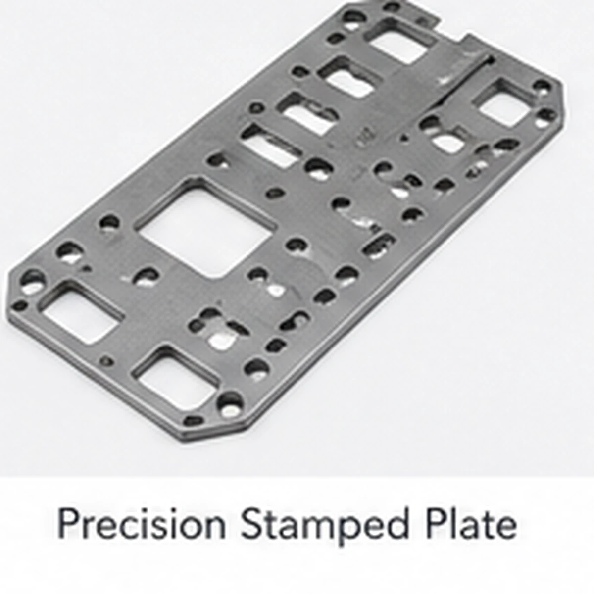 Precision stamped metal plate