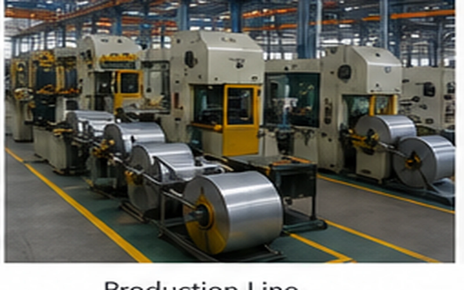 Metal stamping production line