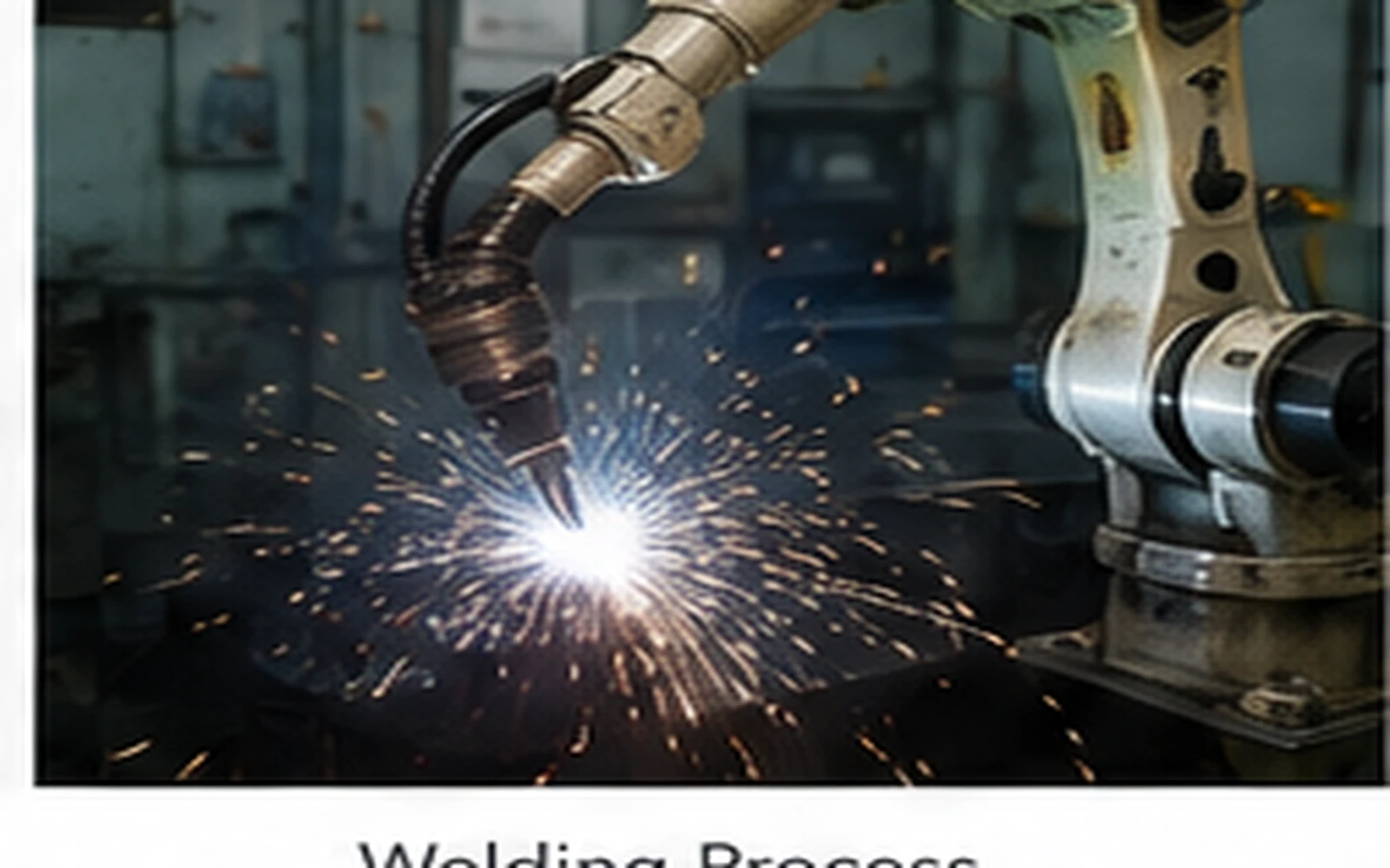 Industrial robotic welding process
